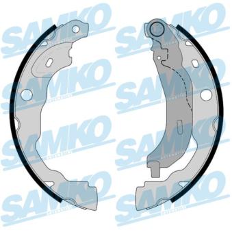 Jeu de mâchoires de frein SAMKO 81216 pour MAZDA 323 E-TECH 160 - 92cv Jeu de mâchoires de frein SAMKO 81216 pour MAZDA 323 E-TECH 160 - 92cv