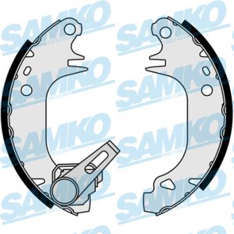 Jeu de mâchoires de frein SAMKO 84930 pour TOYOTA COROLLA 1.4 D - 50cv