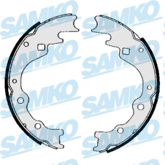Jeu de mâchoires de frein SAMKO 85450 pour MAZDA CX-5 E2000 - 86cv