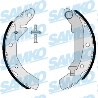 Jeu de mâchoires de frein SAMKO 87260 pour OPEL CORSA 0.8 - 48cv