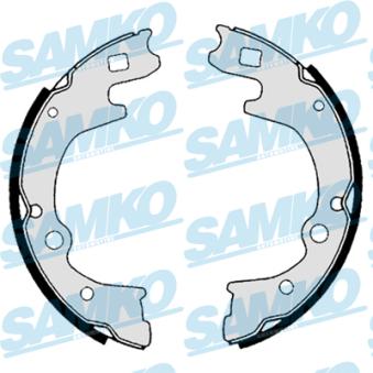 Jeu de mâchoires de frein SAMKO 88270 pour MAZDA CX-5 E2000 - 86cv