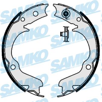 Jeu de mâchoires de frein, frein de stationnement SAMKO 88360 pour SUBARU OUTBACK 2.5 - 173cv
