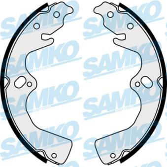 Jeu de mâchoires de frein SAMKO OEM 0K452638Z