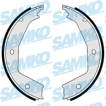 Jeu de mâchoires de frein, frein de stationnement SAMKO OEM 9566926980