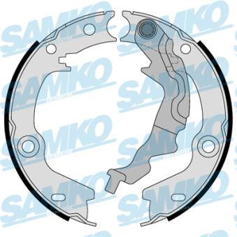 Jeu de mâchoires de frein, frein de stationnement SAMKO 89440 pour VOLVO 960 1.5 CRDi GLS - 110cv