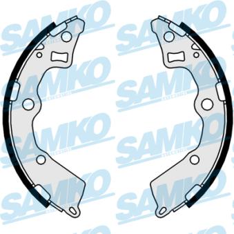 Jeu de mâchoires de frein SAMKO 89830 pour KIA PICANTO 1.0 - 61cv