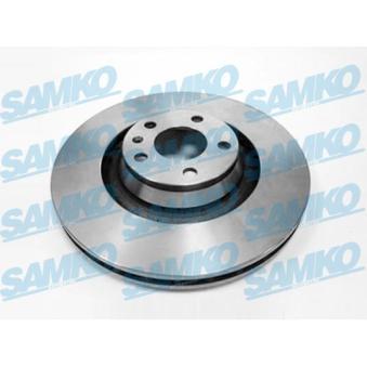 Jeu de 2 disques de frein avant SAMKO OEM 4F0615301G