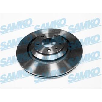 Jeu de 2 disques de frein arrière SAMKO [A1009V]