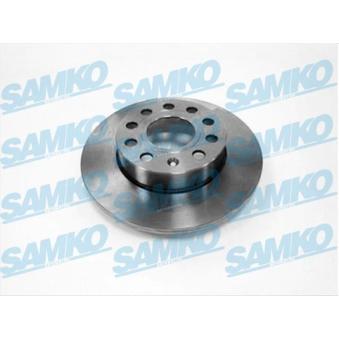 Jeu de 2 disques de frein arrière SAMKO [A1010P]