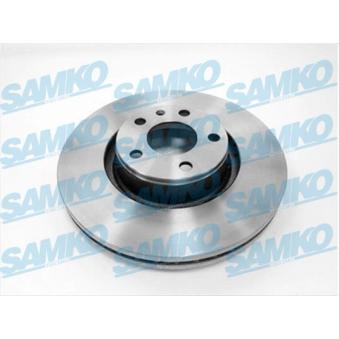 Jeu de 2 disques de frein avant SAMKO A1019V pour DODGE DURANGO 3.2 FSI - 260cv