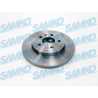 Jeu de 2 disques de frein arrière SAMKO A1029P pour AUDI A4 3.0 - 218cv