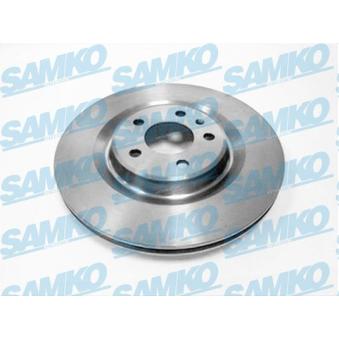 Jeu de 2 disques de frein arrière SAMKO A1045VR pour AUDI A5 3.2 FSI - 265cv