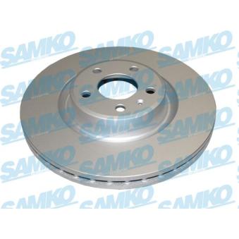 Jeu de 2 disques de frein avant SAMKO OEM 8W0615301P