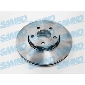 Jeu de 2 disques de frein avant SAMKO A1371V pour MAZDA CX-7 1.9 TDI - 110cv