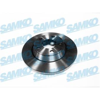 Jeu de 2 disques de frein avant SAMKO A1411P pour BMW X5 1.9 TDI - 110cv