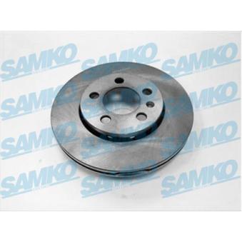 Jeu de 2 disques de frein avant SAMKO OEM 6RF615301C