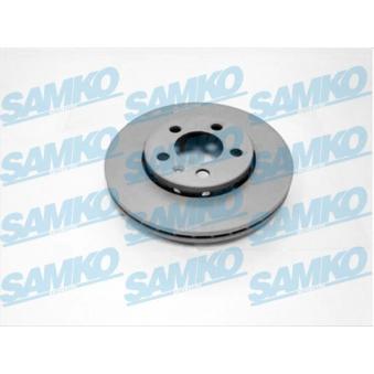 Jeu de 2 disques de frein avant SAMKO OEM 1J0615301L