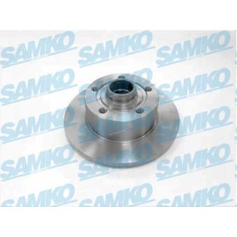 Jeu de 2 disques de frein arrière SAMKO A1481PR pour JEEP AVENGER 1.9 TDI - 110cv