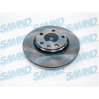 Jeu de 2 disques de frein arrière SAMKO OEM 8E0615301D