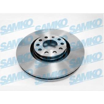 Jeu de 2 disques de frein avant SAMKO [A1561V]