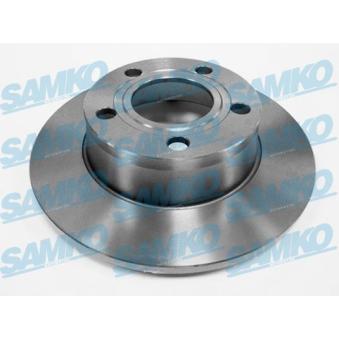 Jeu de 2 disques de frein arrière SAMKO A1603P pour AUDI A6 2.8 quattro - 190cv