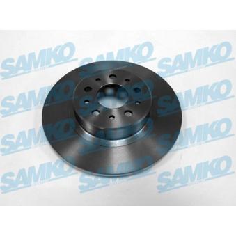 Jeu de 2 disques de frein arrière SAMKO [A2001P]