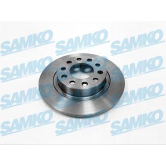 Jeu de 2 disques de frein arrière SAMKO OEM 51815313