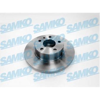 Jeu de 2 disques de frein arrière SAMKO [A2163P]