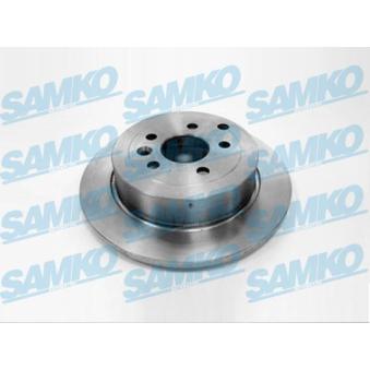 Jeu de 2 disques de frein arrière SAMKO A4009P pour LAND ROVER FREELANDER 2 2.2 SD4 4x4 - 190cv