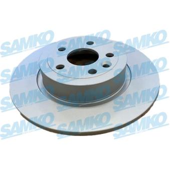 Jeu de 2 disques de frein arrière SAMKO OEM GJ322A315AA