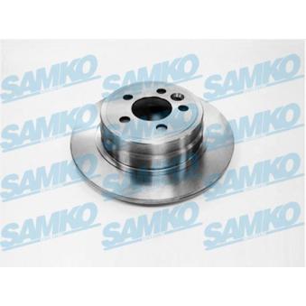 Jeu de 2 disques de frein arrière SAMKO OEM SDB000870