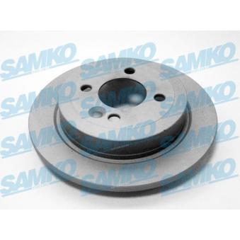 Jeu de 2 disques de frein arrière SAMKO B2009PR pour BYD DOLPHIN Cooper SD - 143cv