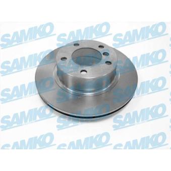 Jeu de 2 disques de frein avant SAMKO B2012VR pour BMW Série 3 320 i - 150cv