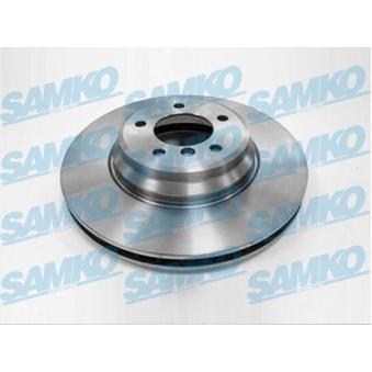 Jeu de 2 disques de frein avant SAMKO B2038V pour BMW X3 325 d - 204cv