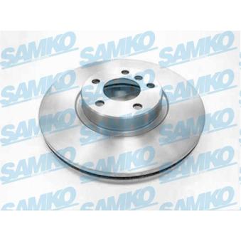 Jeu de 2 disques de frein avant SAMKO B2040VR pour BMW X5 3.0d - 235cv