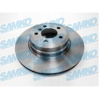 Jeu de 2 disques de frein arrière SAMKO [B2053V]