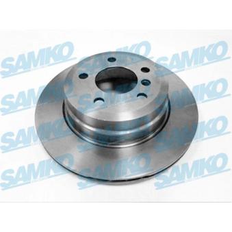 Jeu de 2 disques de frein arrière SAMKO [B2054V]