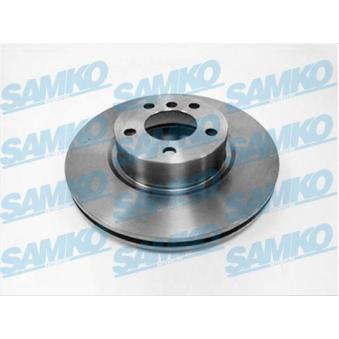 Jeu de 2 disques de frein avant SAMKO [B2067V]