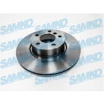 Jeu de 2 disques de frein arrière SAMKO OEM 34206790362