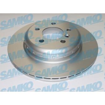 Jeu de 2 disques de frein arrière SAMKO OEM 34216775287