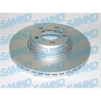 Jeu de 2 disques de frein avant SAMKO B2087VBR pour MITSUBISHI SPACE 330 e - 252cv