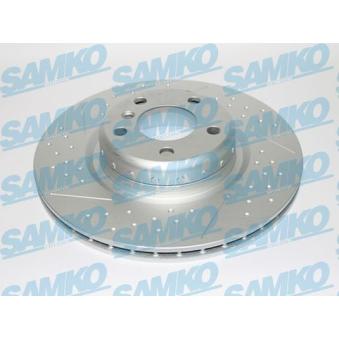 Jeu de 2 disques de frein arrière SAMKO [B2104VBR]