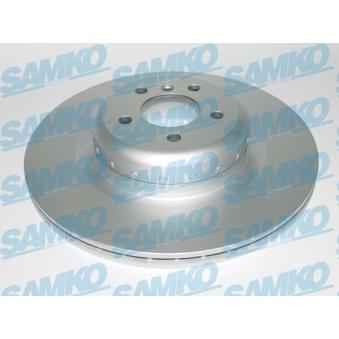 Jeu de 2 disques de frein arrière SAMKO [B2107VBR]