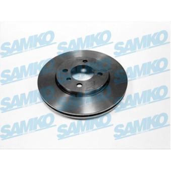 Jeu de 2 disques de frein avant SAMKO B2171V pour VOLVO C30 324d - 86cv