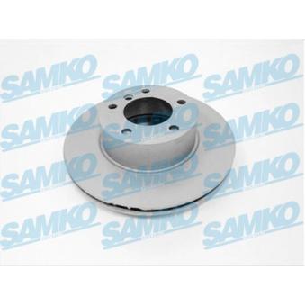 Jeu de 2 disques de frein avant SAMKO OEM 34111164839