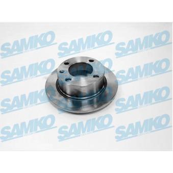Jeu de 2 disques de frein arrière SAMKO [C1271P]