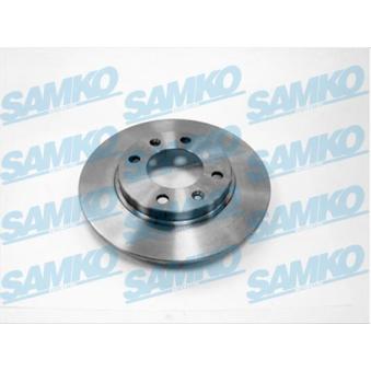 Jeu de 2 disques de frein arrière SAMKO C1301P pour MAZDA 3 2.0 - 110cv