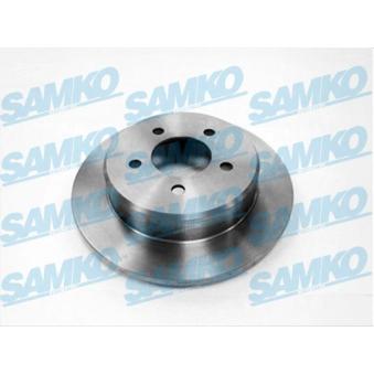 Jeu de 2 disques de frein arrière SAMKO [C3005P]