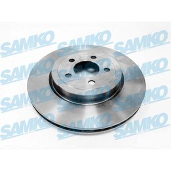 Jeu de 2 disques de frein avant SAMKO C3006V pour CHEVROLET BLAZER 3.0 CRD - 218cv