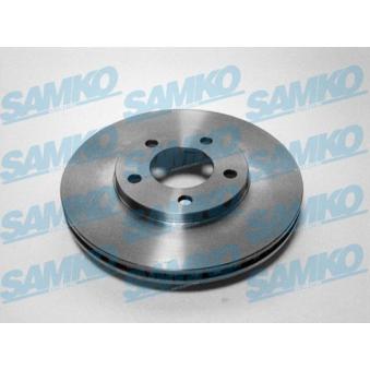 Jeu de 2 disques de frein avant SAMKO OEM 4683432